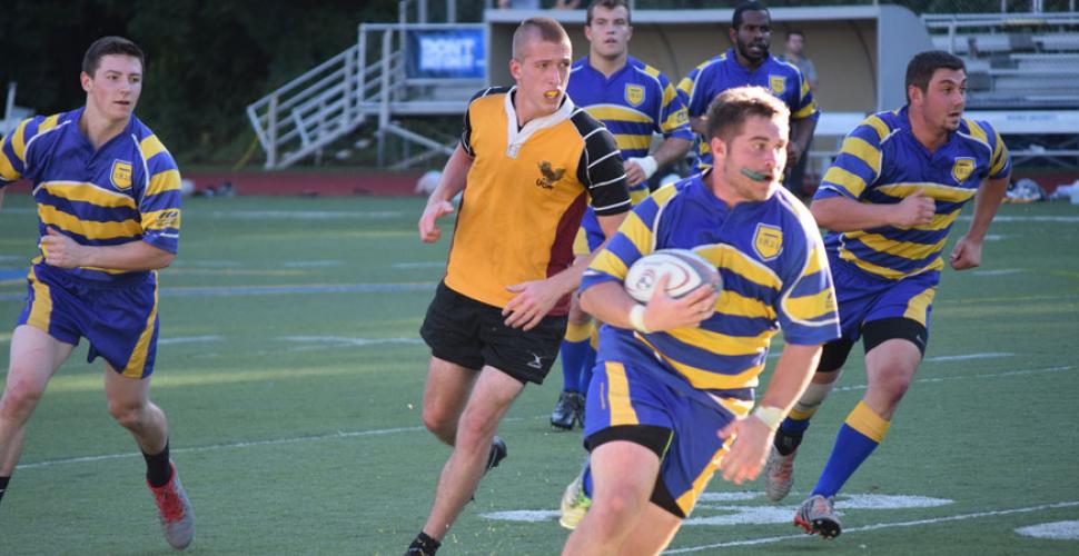 Widener University Rugby on the pitch